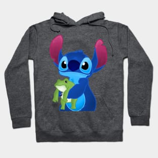 Stitch and Frog Hoodie